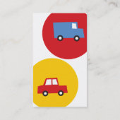 Jongens Speelgoed Leuk Schattige Retro Transport G Contactkaartje (Achterkant)