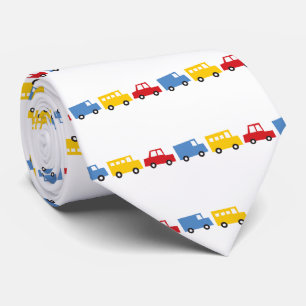 Jongens Speelgoed Leuk Transport Auto Bus Vrachtwa Stropdas