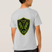 Jongens Speelgoed Pijl Pistool Gevecht T-shirt (Achterkant)