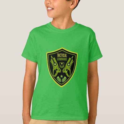 Jongens Speelgoed Pijl Pistool Gevecht T-shirt (Voorkant)