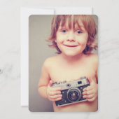 Jongens Speelgoed Retro Transport Foto 5e Verjaard Kaart (Achterkant)