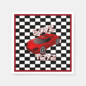 Jongens speelgoed Rode sportauto gecontroleerd ser Servet (Voorkant)