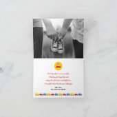 Jongens Speelgoed Transport Pret & Mooie Rode Auto Bedankkaart (Binnen)