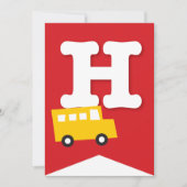 Jongens Speelgoed Vervoer Gelukkig Verjaardagsfees Kaart (Voorkant)