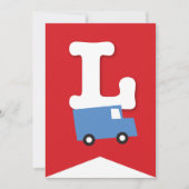 Jongens Speelgoed Vervoer Gelukkig Verjaardagsfees Kaart (Voorkant)