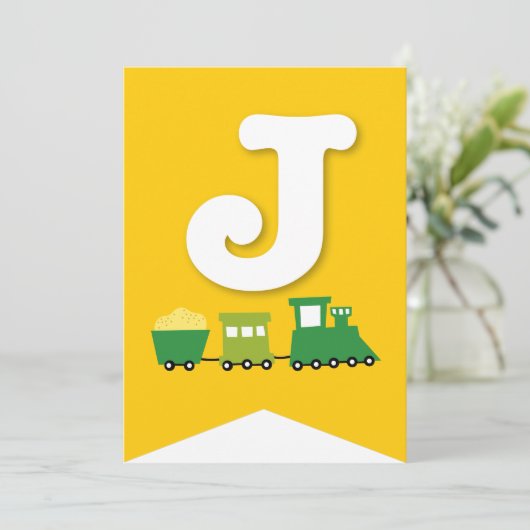 Jongens Speelgoed Vervoer Gelukkig Verjaardagsfees Kaart (Staand voorkant)