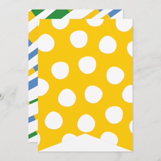 Jongens Speelgoed Vervoer Gelukkig Verjaardagsfees Kaart (Voorkant / Achterkant)