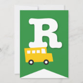 Jongens Speelgoed Vervoer Gelukkig Verjaardagsfees Kaart (Voorkant)