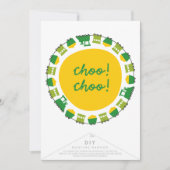 Jongens Speelgoed Vervoer Gelukkig Verjaardagsfees Kaart (Voorkant)