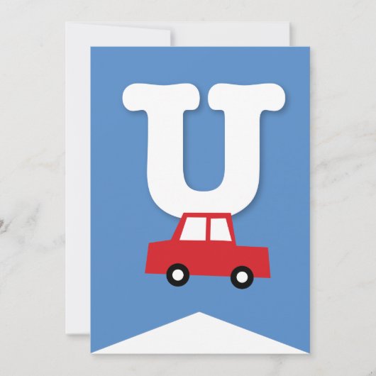 Jongens Speelgoed Vervoer Gelukkig Verjaardagsfees Kaart (Voorkant)