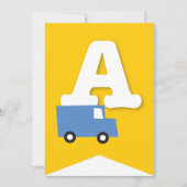 Jongens Speelgoed Vervoer Gelukkig Verjaardagsfees Kaart (Voorkant)