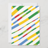 Jongens Speelgoed Vervoer Gelukkig Verjaardagsfees Kaart (Achterkant)