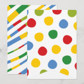 Jongens Speelgoed Vervoer Gelukkig Verjaardagsfees Kaart (Voorkant / Achterkant)