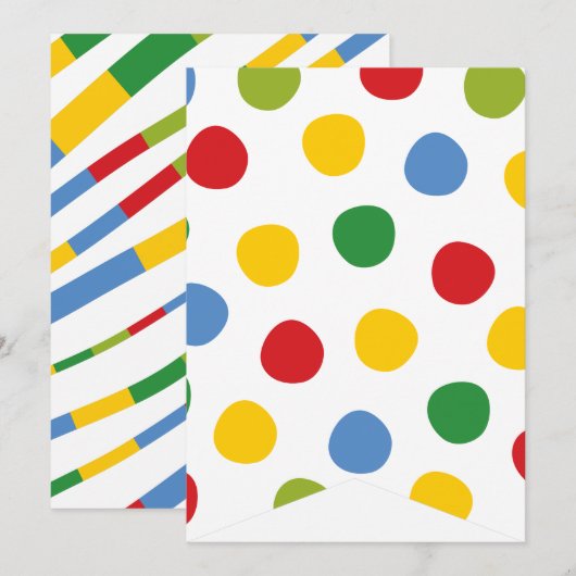 Jongens Speelgoed Vervoer Gelukkig Verjaardagsfees Kaart (Voorkant / Achterkant)