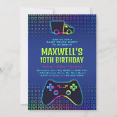 Jongens Spel Vrachtwagen Partij Verjaardag Kaart (Voorkant)