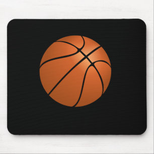 Jongens spelen basketbal Sinaasappel Muismat
