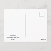 Jongens spelen op een wip, briefkaart (Achterkant)