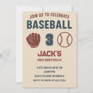 Jongens Sport Baseball Leuke Verjaardag Party Kaart