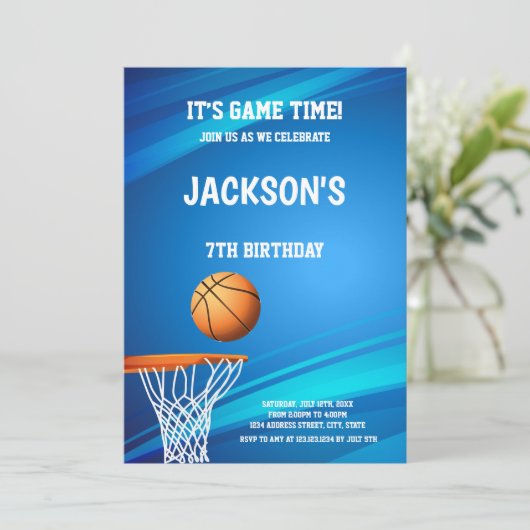 Jongens Sportfeest Kaart (Staand voorkant)