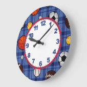 Jongens Sportklok met cijfers Grote Klok (Hoek)