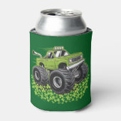 Jongens St Patricks Dag Peuter Lucky Monster Truck Blikjeskoeler (Blikje Voorkant)