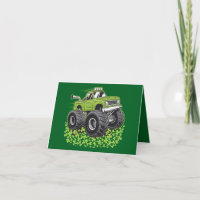 Jongens St Patricks Dag Peuter Lucky Monster Truck