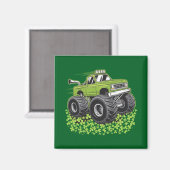 Jongens St Patricks Dag Peuter Lucky Monster Truck Magneet (Voorkant / Achterkant)