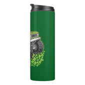 Jongens St Patricks Dag Peuter Lucky Monster Truck Thermosbeker (Geroteerd rechts)