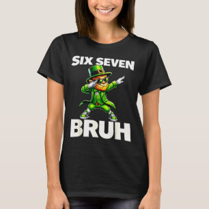 Jongens St. Patrick's Day 67 leprechaun dab zes ze T-shirt