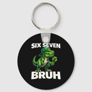 Jongens st patricks day 67 trex dab zes zeven bruh sleutelhanger