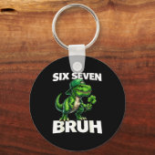 Jongens st patricks day 67 trex dab zes zeven bruh sleutelhanger (Voorkant)