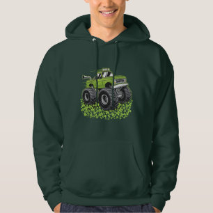 Jongens St. Patrick's Day Peuter Geluk Monster Tru Hoodie