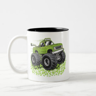 Jongens St. Patrick's Day Peuter Geluk Monster Tru Tweekleurige Koffiemok