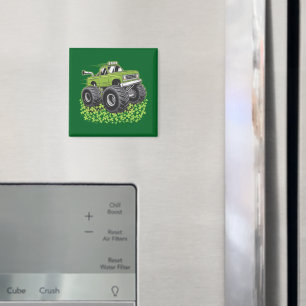 Jongens St. Patrick's Day Peuter Lucky Monster Tru Magneet