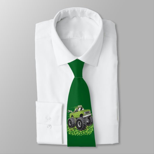 Jongens St. Patrick's Day Peuter Lucky Monster Tru Stropdas (Gebonden)