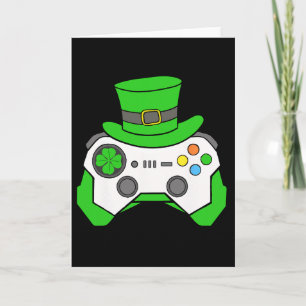 Jongens St Patricks Day Videogame Controller Heren Kaart