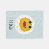 Jongens Stomme en Moderne Magische Monster Kindere Fleece Deken (Voorkant (Horizontaal))
