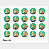 Jongens stoomwals Sticker (Vel)