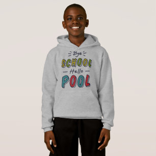 Jongens Summer Escape Hoodie - Leuk "Bye School He