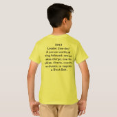 Jongen's Summer Uniform 2013 T-shirt (Achterkant volledig)