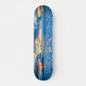 Jongen's Sunset Blue Skateboard (Voorkant)