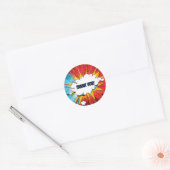 Jongens Superheld Feest Bedankt Stickers (Envelop)