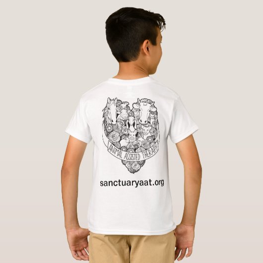 Jongens T-shirt (Achterkant volledig)