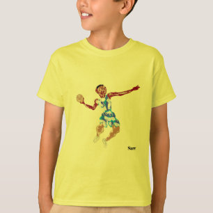 Jongens T-shirt : Basketball