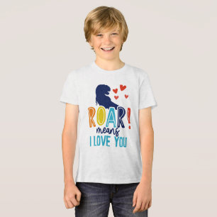 Jongens T-Shirt BRULLEN met Liefde – Dino Kinderen