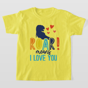 Jongens T-Shirt BRULLEN met Liefde – Dino Kinderen