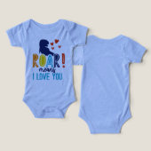 Jongens T-Shirt BRULLEN met Liefde – Dino Kinderen (Ontwerp Voorkant & Achterkant)