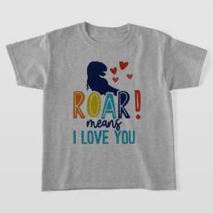 Jongens T-Shirt BRULLEN met Liefde – Dino Kinderen