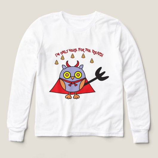 Jongens T-shirt met lange mouwen Devil Owl Persona (Voorkant)