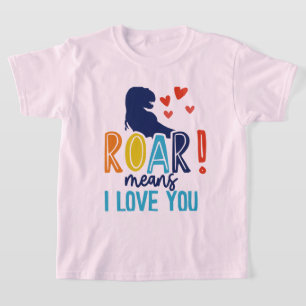 Jongens T-shirt ROAR met liefde – Dino Kids T-shir